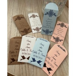 Sachets de graines à semer - Un cadeau original à offrir à vos invités de mariage.